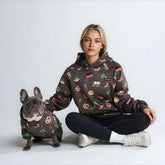 The Germany Human Hoodie - Dark Brown