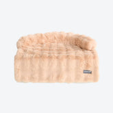 Calming Fluffy Couch Cover Dog Bed - Beige