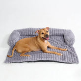 Luxury Couch Cover Dog Bed - Grey