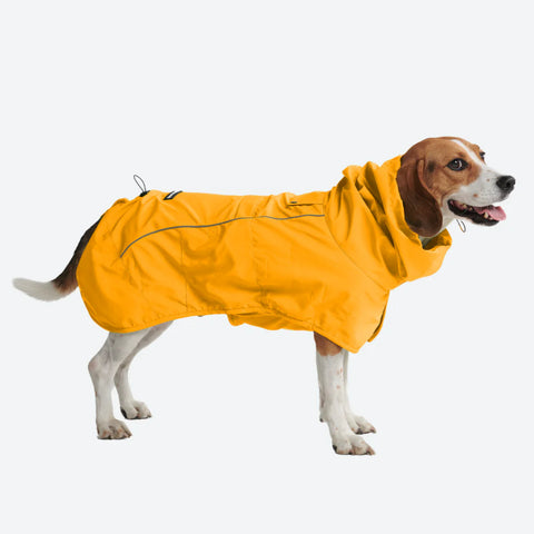 Breatheshield™ Dog Raincoat - Mustard Yellow