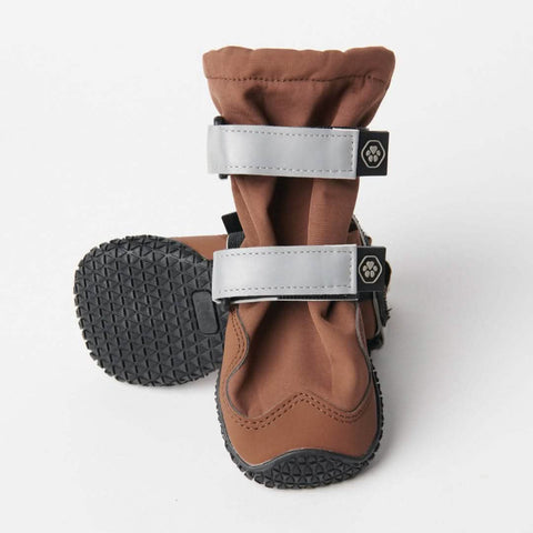 Flex Shell Waterproof Dog Boots - Brown