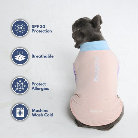 Sunblock Dog T-Shirt - Cotton Candy