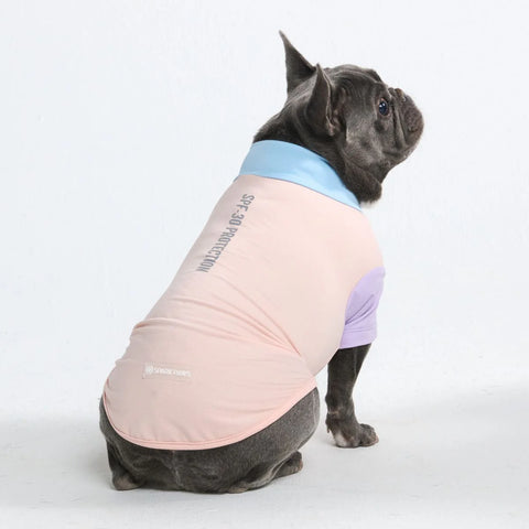 Sunblock Dog T-Shirt - Cotton Candy